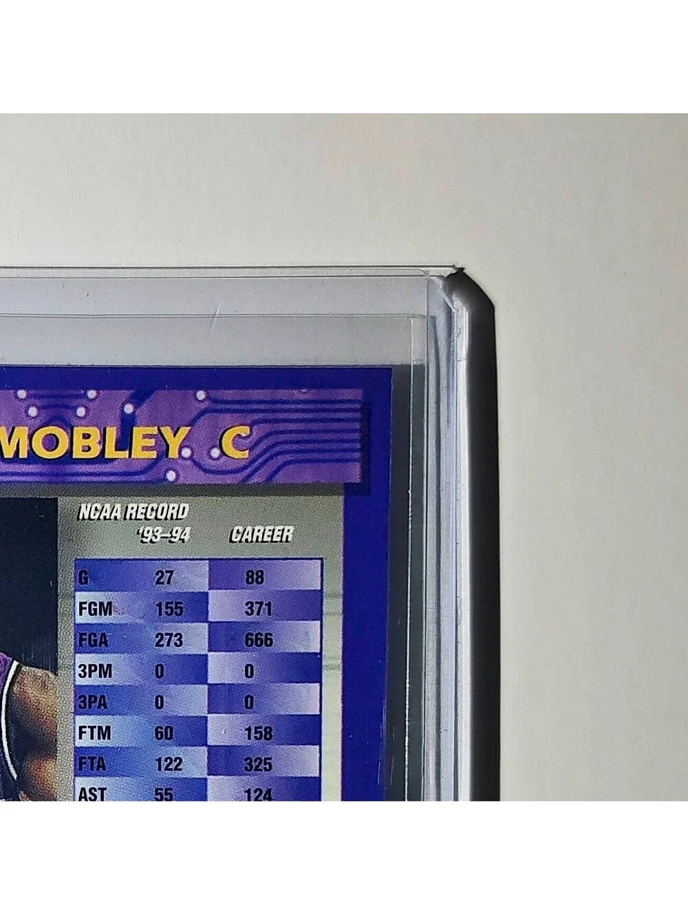 Eric Mobley Rookie 1994-95 Topps Finest #224 Card